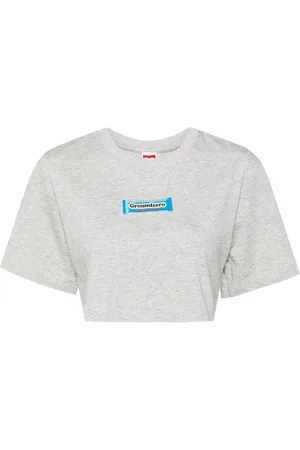 Ground Zero Logo-print cropped T-shirt