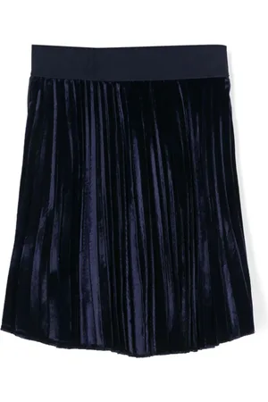 MONNALISA High-waist pleated skirt