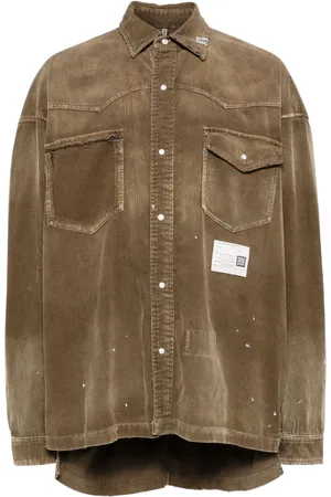 Maison Mihara Yasuhiro Vintage-like Corduroy Shirt