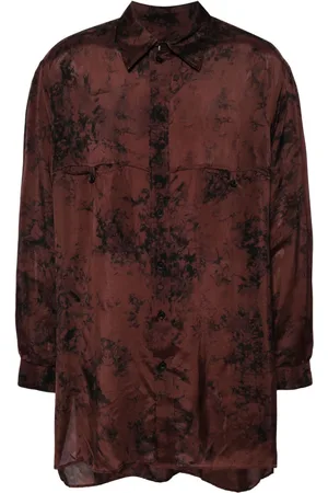 YOHJI YAMAMOTO Absrtact-printed shirt