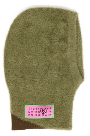 Maison Margiela Numbers-motif textured balaclava