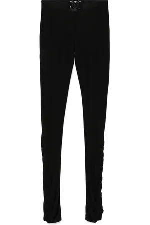 VERSACE Logo-plaque leggings