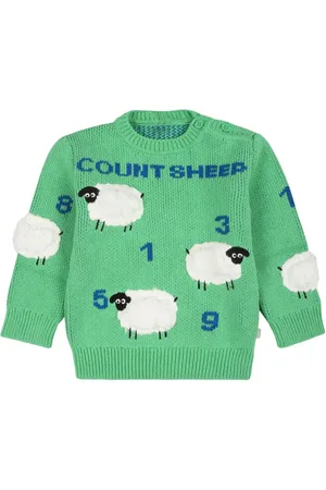 Stella McCartney Sheep embroidered sweater