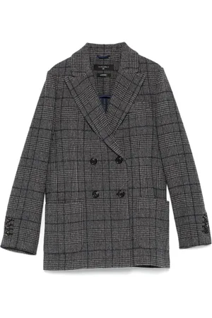 Circolo Check-pattern blazer