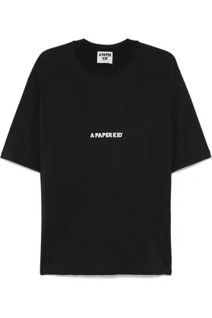 A PAPER KID Logo-print T-shirt
