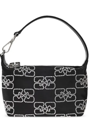 Ganni Crystal-embellished handbag