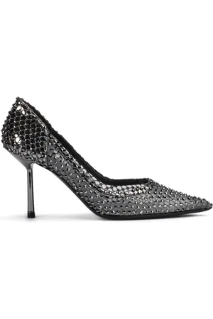 LE SILLA Gilda 80mm crystal-embellished pumps