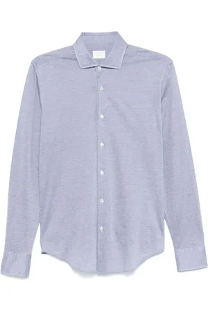 Xacus Piqué-weave shirt