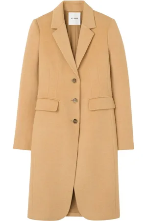 ST. JOHN Notched collar coat