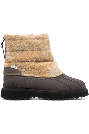 SUICOKE Zip-up leather ankle boots
