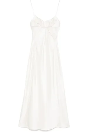 Jil Sander Satin midi dress