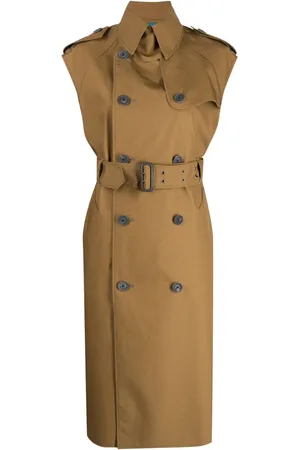 Kolor Deconstrcted belted trench coat