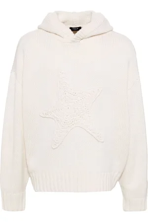 FIVE CM Star detail hoodie