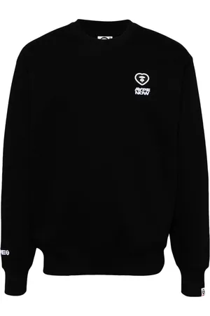 A Bathing Ape Logo-patch crew-neck sweatshirt