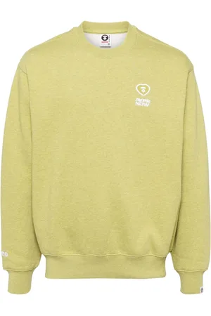 A Bathing Ape Logo-patch crew-neck sweatshirt