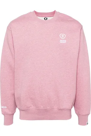 A Bathing Ape Logo-patch crew-neck sweatshirt