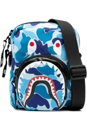 A Bathing Ape ABC CAMO SHARK mini bag