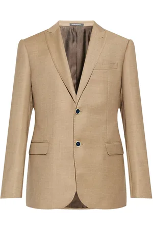Emporio Armani Closed lapels buttoned blazer