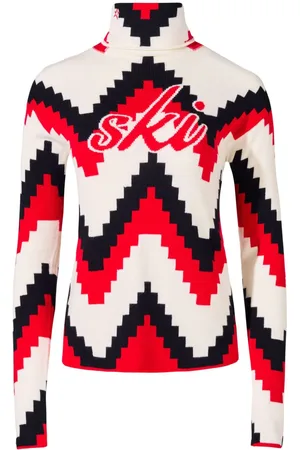Perfect Moment Chevron roll-neck jumper