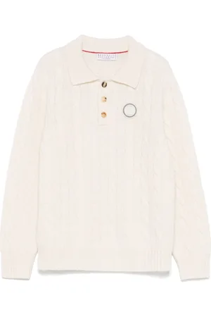 Brunello Cucinelli Logo-patch polo top