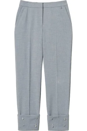 Twin-Set Embroidered-detail trousers