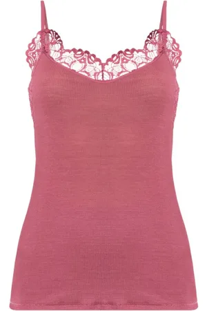 Hanro Lace-detailing top