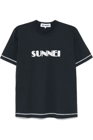 SUNNEI Flocked logo T-shirt