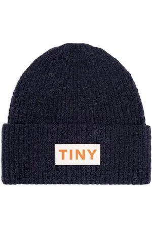 Tiny Cottons Logo-appliqué beanie