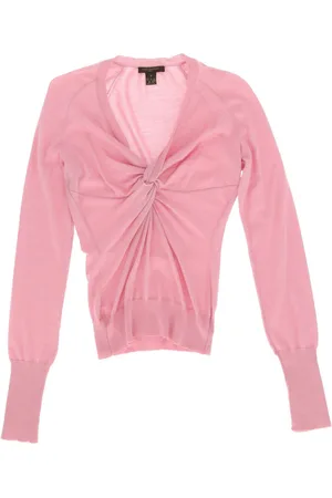 LOUIS VUITTON 2010s twisted detail jumper