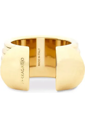 Salvatore Ferragamo Gancini open ring