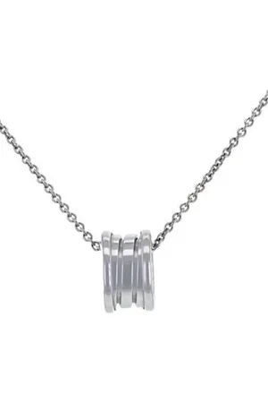 Bvlgari White gold B.zero1 necklace