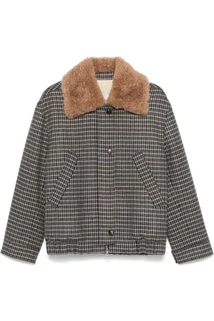 TELA Houndstooth bomber jacket