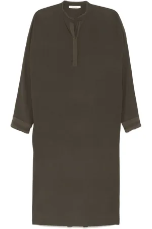 KRISTENSEN DU NORD Satin shirt dress