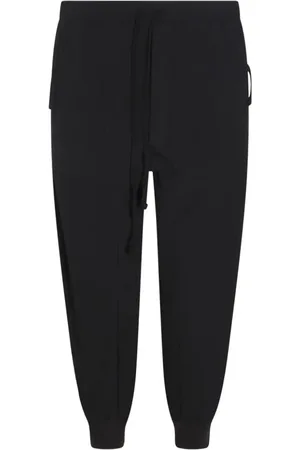 THOM KROM Drawstring-fastening drop-crotch trousers