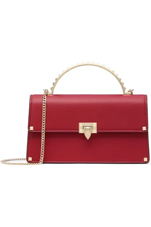 VALENTINO GARAVANI Studded leather tote bag