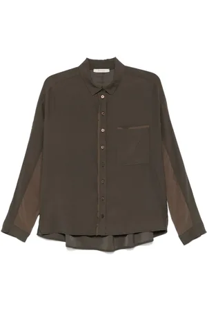 KRISTENSEN DU NORD Frayed-brim shirt