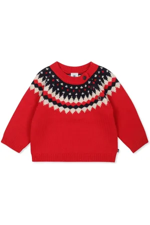 Petit Bateau Intarsia-knit jumper