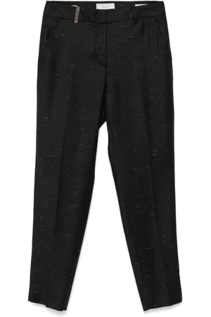 PESERICO SIGN Speckled trousers