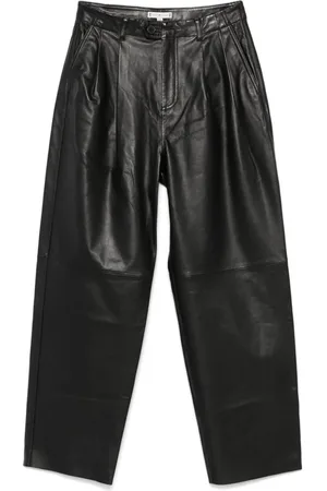 Tommy Hilfiger Tapered leather trousers