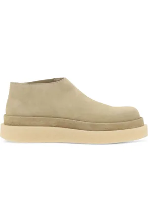 Jil Sander Suede slip-on loafers