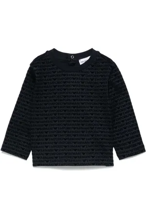 Emporio Armani Logo-jacquard T-shirt