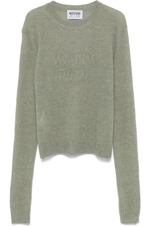 Moschino Embroidered-logo sweater