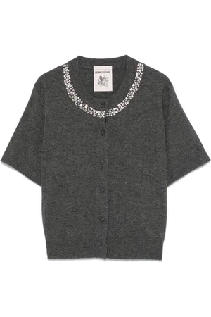 SEMICOUTURE Rhinestone-embellished cardigan