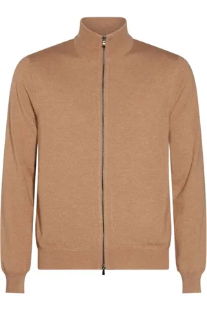 Malo Zipped cashmere jumper