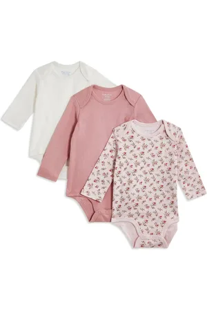 Ralph Lauren Round-neck cotton babygrow set