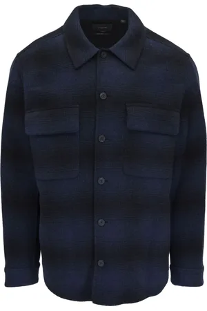 Vince Checked knitted shirt