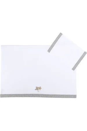 Il gufo Pillowcase and sheet (set of two)
