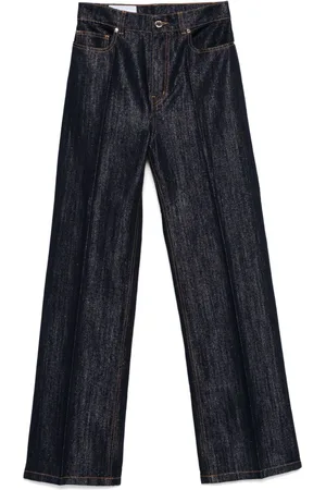 Casablanca Lurex-detail straight-leg jeans
