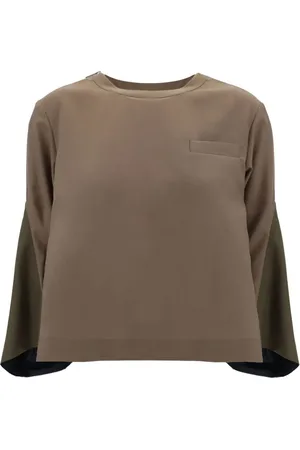 SACAI Suiting X twill pullover