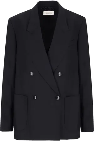 LANEUS Wool double-breasted blazer